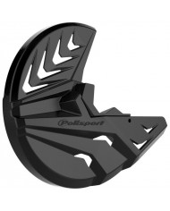 Protector Disco Delantero y Pie de Horquilla  KTM  EXC 08-15 SX/F 07-14 Negro