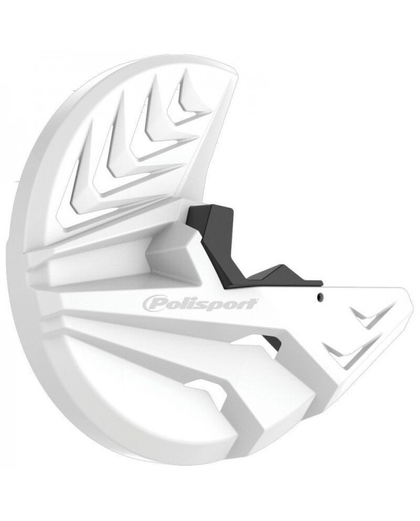 Protector Disco Delantero y Pie de Horquilla Husaberg Te/Fe 09-14 Blanco