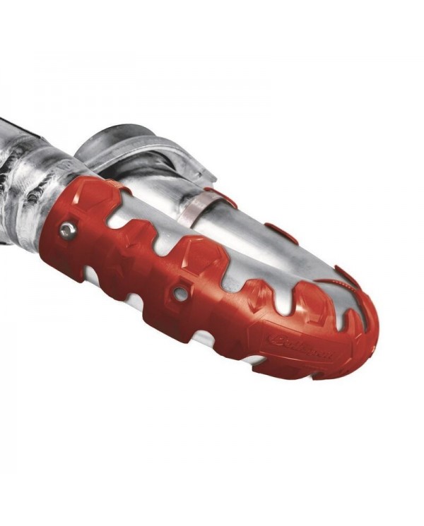 Protector de Escape Polisport Armadillo 4T Rojo 22 cm