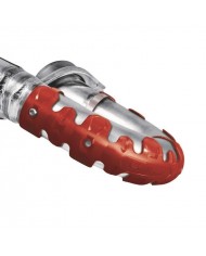 Protector de Escape Polisport Armadillo 4T Rojo 22 cm