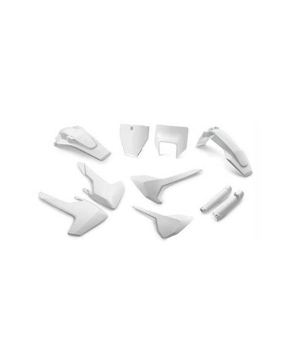 KIT PLÁSTICOS POLISPORT ENDURO HUSQVARNA TE/FE (17-18) Blanco