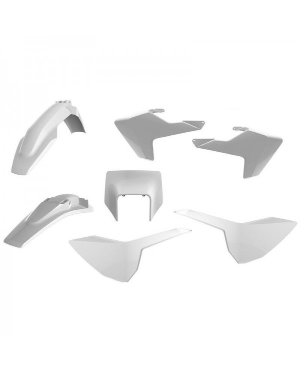 KIT PLÁSTICOS POLISPORT HUSQVARNA TE/FE (17-19) OEM (19) + PORTAFAROS
