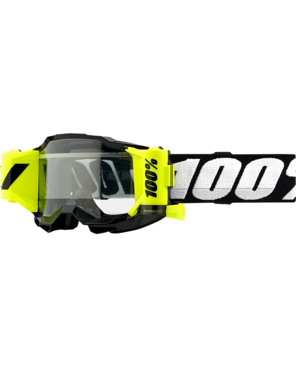GAFAS 100% ACCURI 2 YOUTH BLACK CLEAR