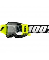 GAFAS 100% ACCURI 2 YOUTH BLACK CLEAR