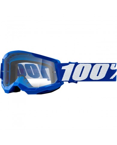 GAFAS 100% STRATA 2 JR BLUE CLEAR GAFAS 100% STRATA 2 JR BLUE CLEAR