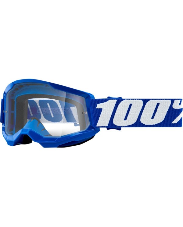 GAFAS 100% STRATA 2 JR BLUE CLEAR