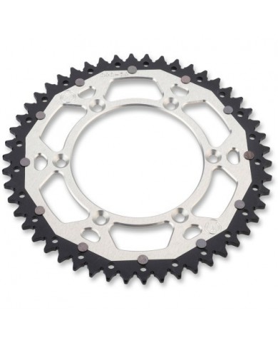 Corona Mixta Moose Racing  Yamaha Yz/Yzf/Wrf Plateada