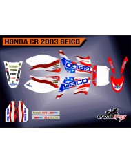 KIT ADHESIVOS HONDA CR 2003 GEICO