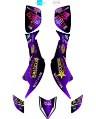 KIT ADHESIVO ROCKSTAR VIOLETA HONDA TRX 400 04-07