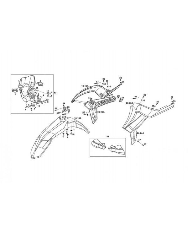REF.23 - TAPA RADIADOR INF. DER.NEGRA