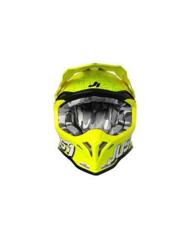 CASCO JUST1 J39 KINETIC COLOR AMARILLO FLUOR /  NEGRO CASCO JUST1 J39 KINETIC COLOR AMARILLO FLUOR /  NEGRO