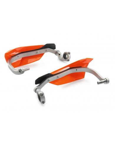 PARAMANOS ABIERTOS KTM CON KIT DE PROTECCIÓN ALUMINIO NARANJAS PARAMANOS ABIERTOS KTM CON KIT DE PROTECCIÓN ALUMINIO NARANJAS