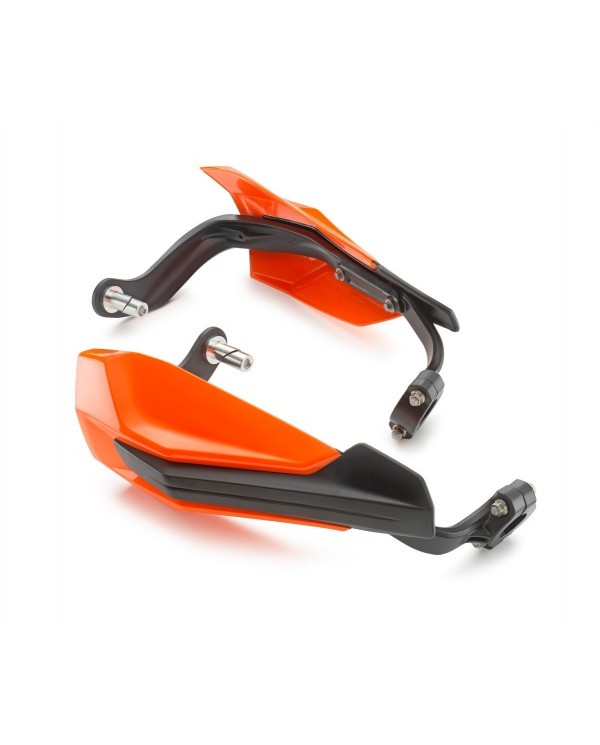 PARAMANOS ABIERTOS KTM CON KIT DE PROTECCIÓN NARANJAS