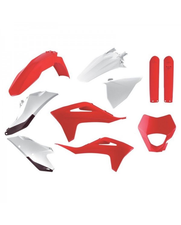 Full Kit Plásticos Polisport Gas Gas EC/EC-F 21-23 OEM Rojo/blanco,91026