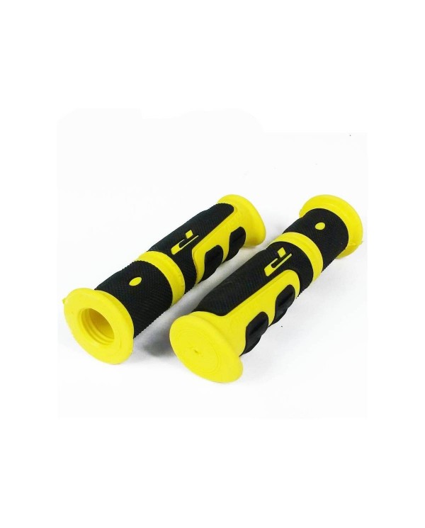 puños quad progrip amarillo-negro