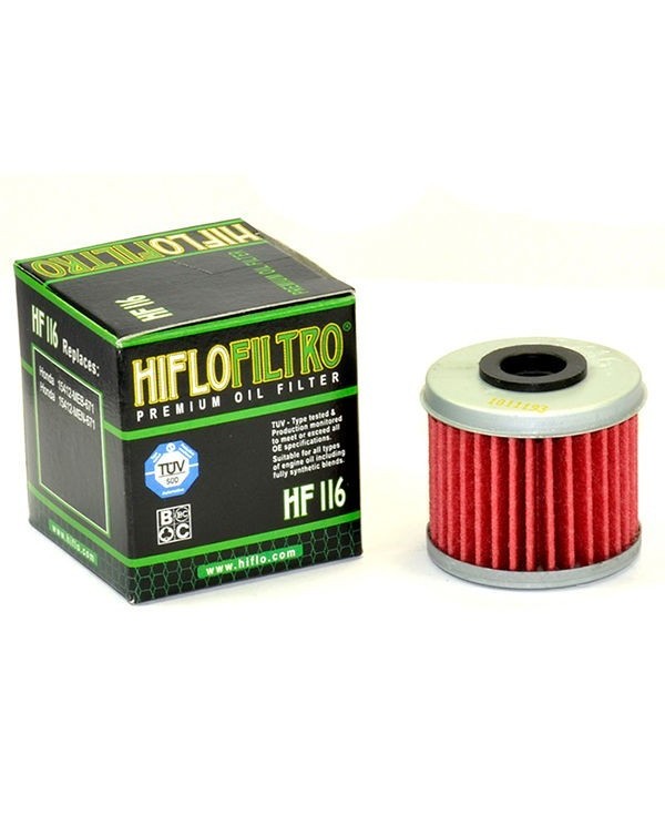 Filtro aceite HIFLO HF116 Honda TRX 450 R ER