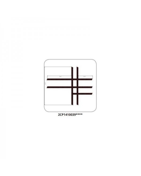 Pack 2 cintas parrillas universales 2x3x2 AMARILLAS super reforzadas CROSSPRO