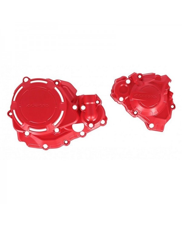 Protector Tapa Embrague y Encendido Acerbis X-POWER Honda CRF 450 R/RX 21-.. Rojo