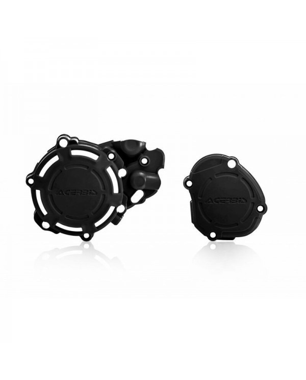 Protector Tapa Embrague y Encendido Acerbis X-POWER Yamaha YZ 125 05-19 Negro