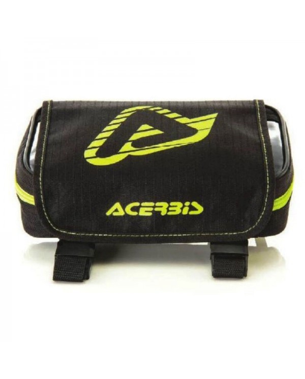 Bolsa Guardabarros Trasero Acerbis Negro/Amarillo Flúor
