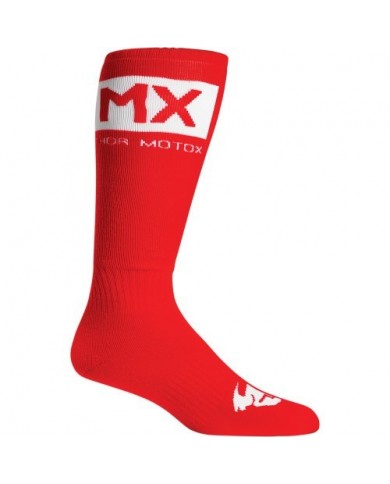 CALCETINES INFANTILES THOR MX SOLID COLOR ROJO / BLANCO CALCETINES INFANTILES THOR MX SOLID COLOR ROJO / BLANCO