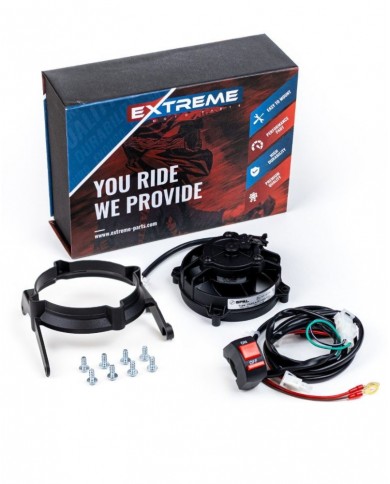 KIT DE VENTILADOR KTM CON INTERRUPTOR ON/OFF Y SOPORTE DE MONTAJE DE PLÁSTICO, MODELO 17-22, 2 T KIT DE VENTILADOR KTM CON INTERRUPTOR ON/OFF Y SOPORTE DE MONTAJE DE PLÁSTICO, MODELO 17-22, 2 T