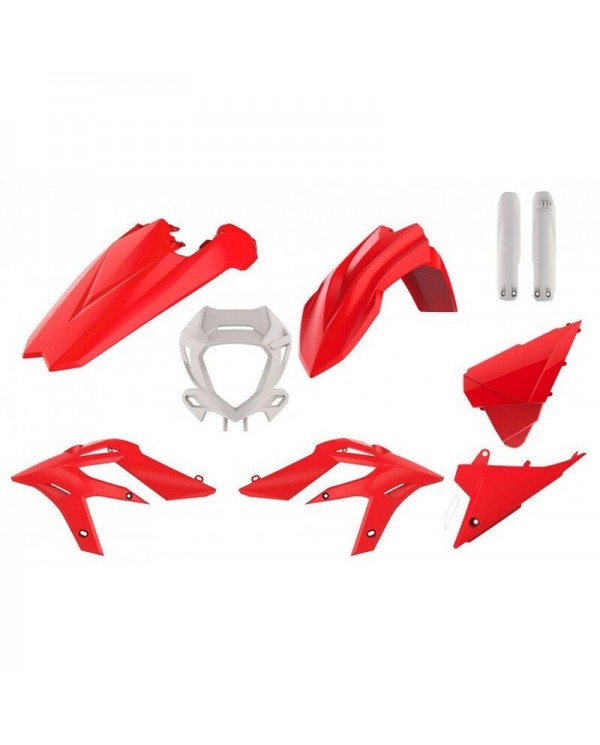 Full Kit Plásticos Polisport Beta X-Trainer 20-22 Rojo/Blanco