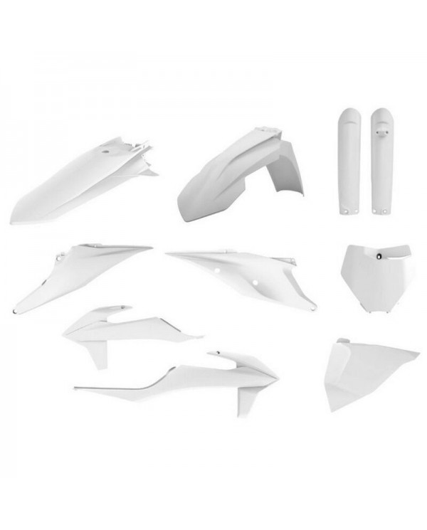Full Kit Plásticos Polisport KTM SX/SX-F 19-.. Blanco