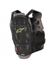 A-4 MAX CHEST PROTECTOR negro rojo