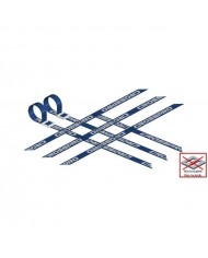 Pack 2 cintas parrillas universal 3x3x3 AZULES super reforzadas CROSSPRO