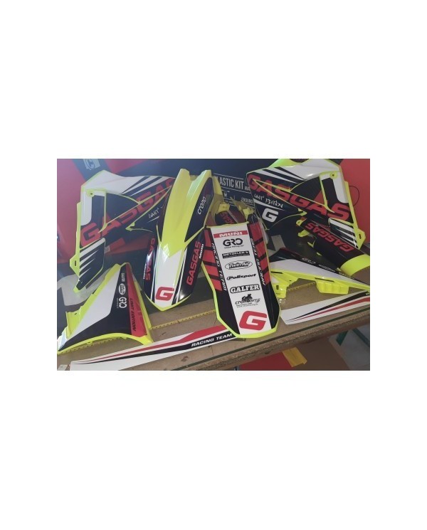 kit adhesivos black edition red para gas gas 2011