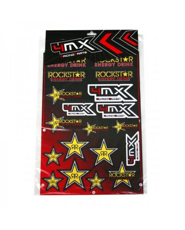 Adhesivos Variados Rockstar 4MX