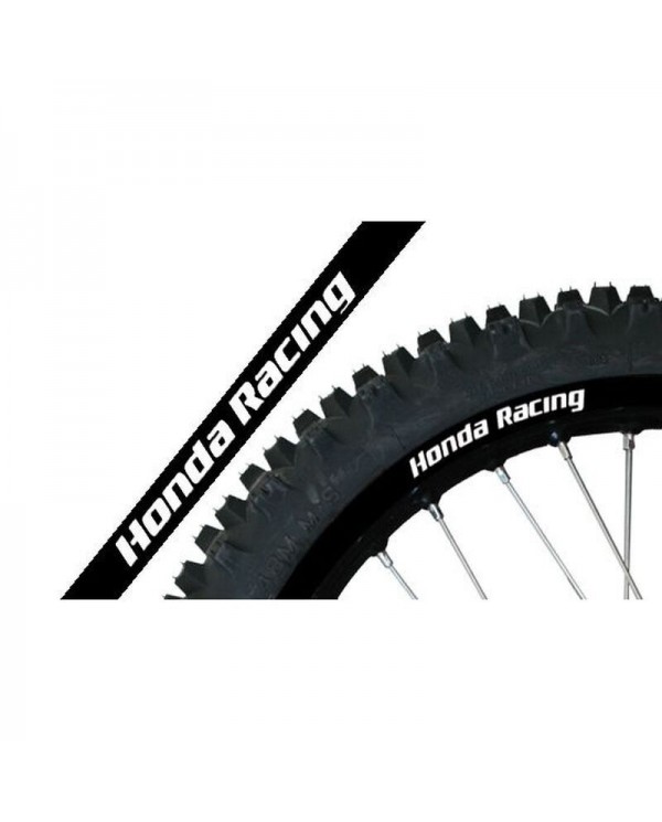 Kit Adhesivos Llanta Blackbird Crystall Honda Negro