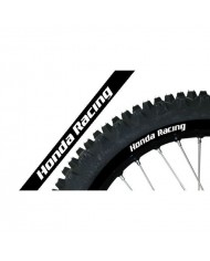 Kit Adhesivos Llanta Blackbird Crystall Honda Negro
