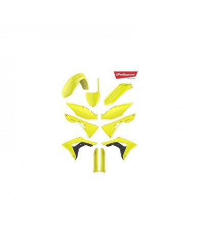 Kit de plástica Polisport CRF250R 18-21 450R 17-20 Amarillo neón,90819