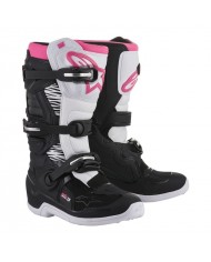 Botas Alpinestars Tech 3 Stella Rosa Blanco Negro