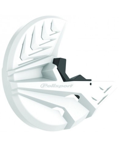 Protector Disco Delantero y Pie de Horquilla Polisport Beta RR 2T/4T 19-23 Blanco