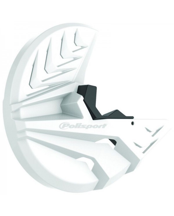 Protector Disco Delantero y Pie de Horquilla Polisport Beta RR 2T/4T 19-23 Blanco