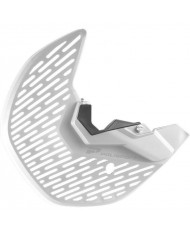 PROTECTOR DISCO&HORQUILLA MX HONDA CRF250R/450R (15-23) CR250RX (19-23) CR450RX (17-23) Blanco