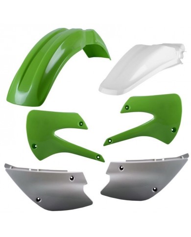 Kit Plásticos Cemoto Kawasaki KX 85/100 01-13 OEM 11-12,91245