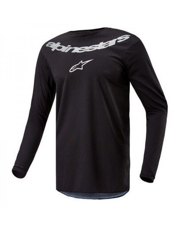 Jersey Alpinestars Fluid Graphite Negro/Plata