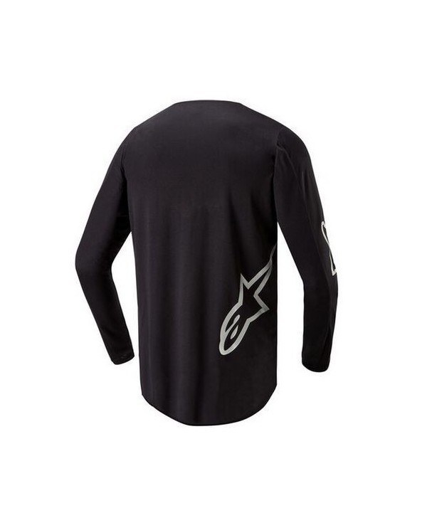 Jersey Alpinestars Fluid Graphite Negro/Plata