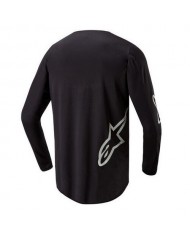 Jersey Alpinestars Fluid Graphite Negro/Plata