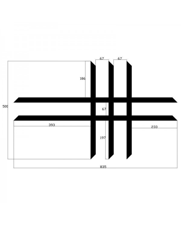 Pack 2 cintas Parrillas Universal 3x2x3 NEGRAS super reforzadas CROSSPRO