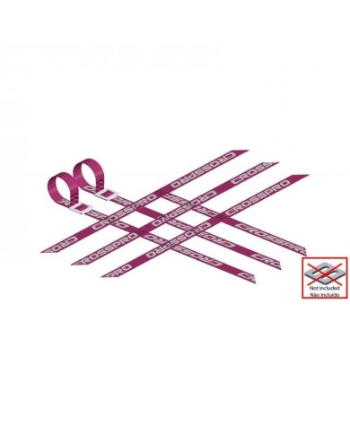 Pack 2 cintas parrillas universal 3x3x3 ROSAS super reforzadas CROSSPRO