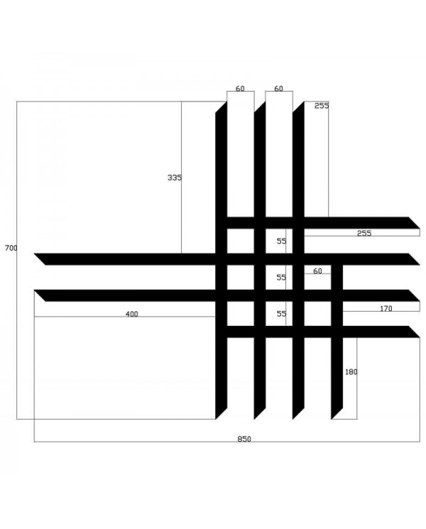 Pack 2 cintas parrillas universales 3x4x4 NARANJAS super reforzadas CROSSPRO