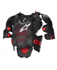 Peto Alpinestars A-10 V2 Negro/Rojo,6700523