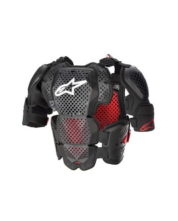 Peto Alpinestars A-10 V2 Negro/Rojo