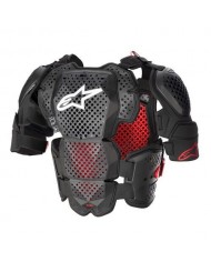 Peto Alpinestars A-10 V2 Negro/Rojo