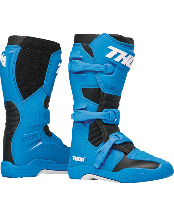 BOTAS THOR BLITZ XR AZUL BLANCO